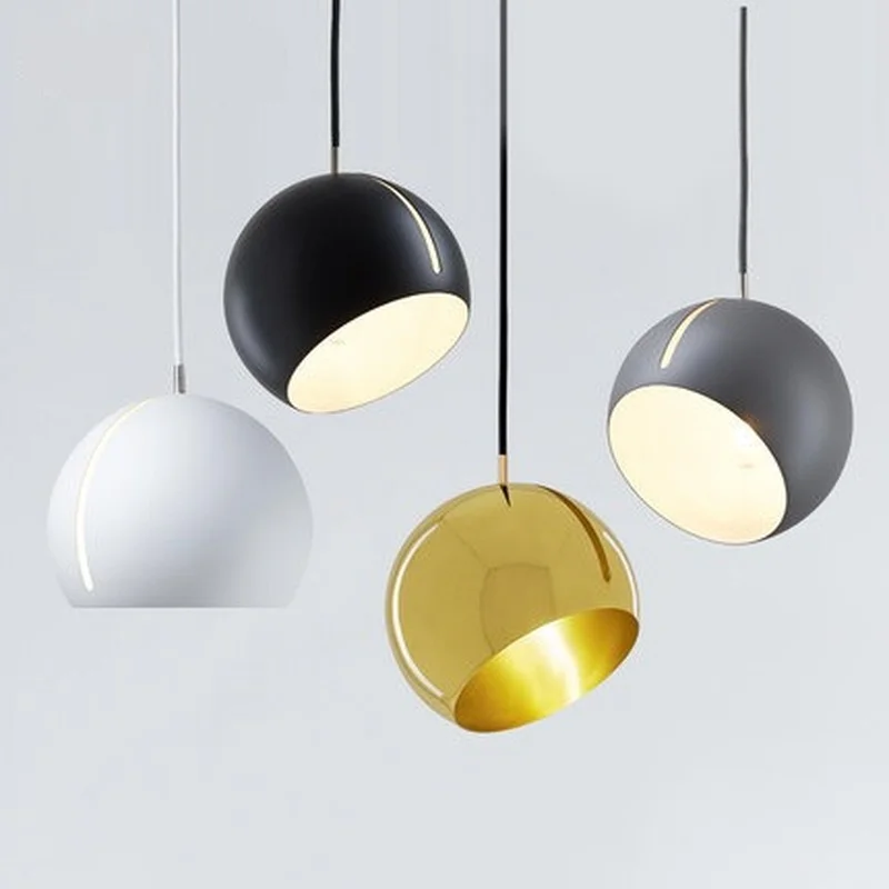 Nordic New Ball Pendant Lights Modern Simple Bedsidelamp for Living Room Clothing Store Hanging Lamp Luminaire Lighting Fixtures