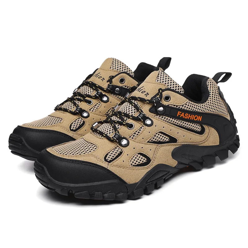 Men's Outdoor Sports Hiking Shoes Breathable Non-Slip Wear-Resistant Travel Sneakers Fashion Trend Walking | Спорт и развлечения