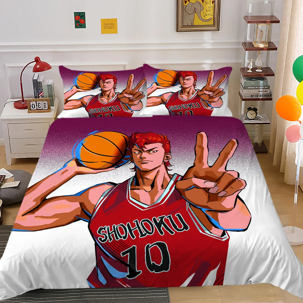

3D Bedding Set Queen Duvet Cover Sets Basketball Boy Printed 2/3 Pcs & Pillowcase King Size Comforter Covers Home Decoration