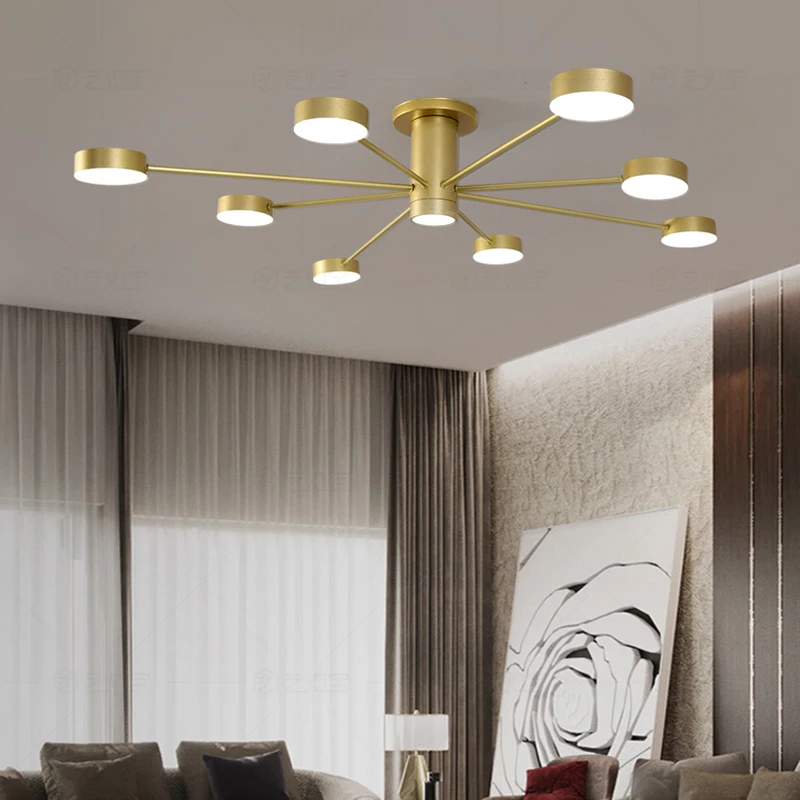 Современный светодиодный потолочный светильник лампа для гостиной спальни