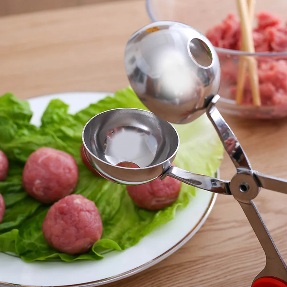 Форма из нержавеющей стали для фрикаделек щипцы с зажимом мяса кухонный прибор