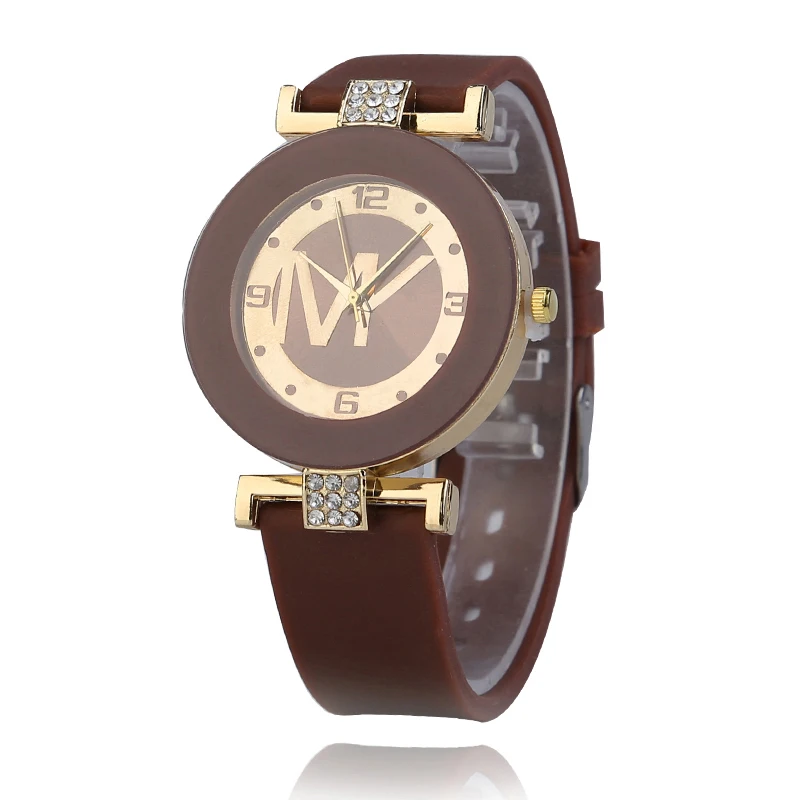 

Zegarek damski New women Casual CH Quartz Watches Reloj Fashion Crystal Silicone Digital Watch Cheap Hot Sale