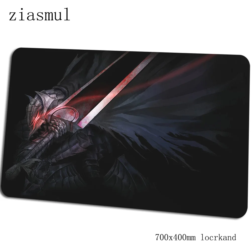 Коврик для мыши berserk 700x400x3 мм игровой коврик для мыши большой коврик для геймера HD печатная игровая компьютерная настольная клавиатура со встроенной мышью высококачественные игровые коврики - Цвет: Size 700x400x3mm