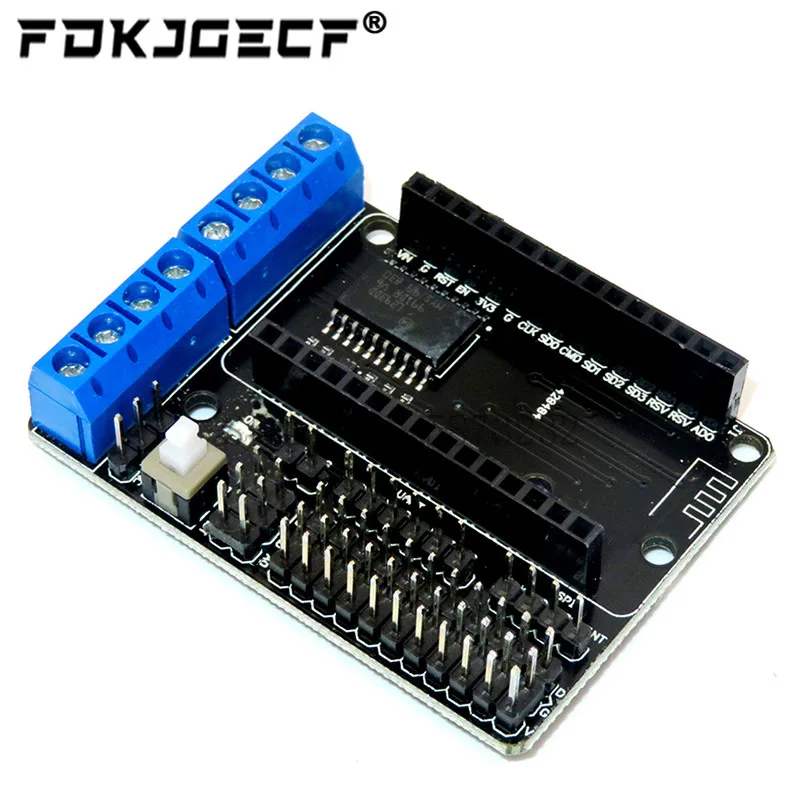 Модуль L293D для ESP8266 ESP-12E, двойной высокомощный H-мост, для беспроводного Wi-Fi, NodeMcu, плата драйвера двигателя, для Wi-Fi V3 CP2102