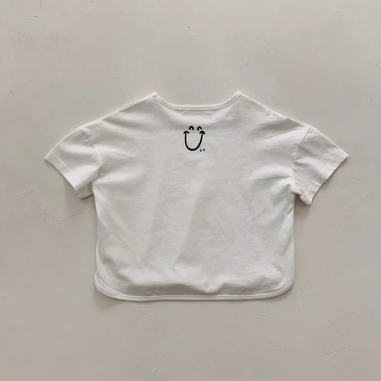 

7758 Children Clothes Boys T Shirt Summer New Korean 2021 Girl T Shirt Short Sleeve Simple All Match Girl Tops Cotton Tees