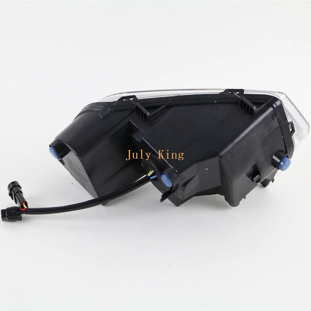 Июля King светодиодный Габаритные огни DRL с чехол для Защитные чехлы сидений сшитые