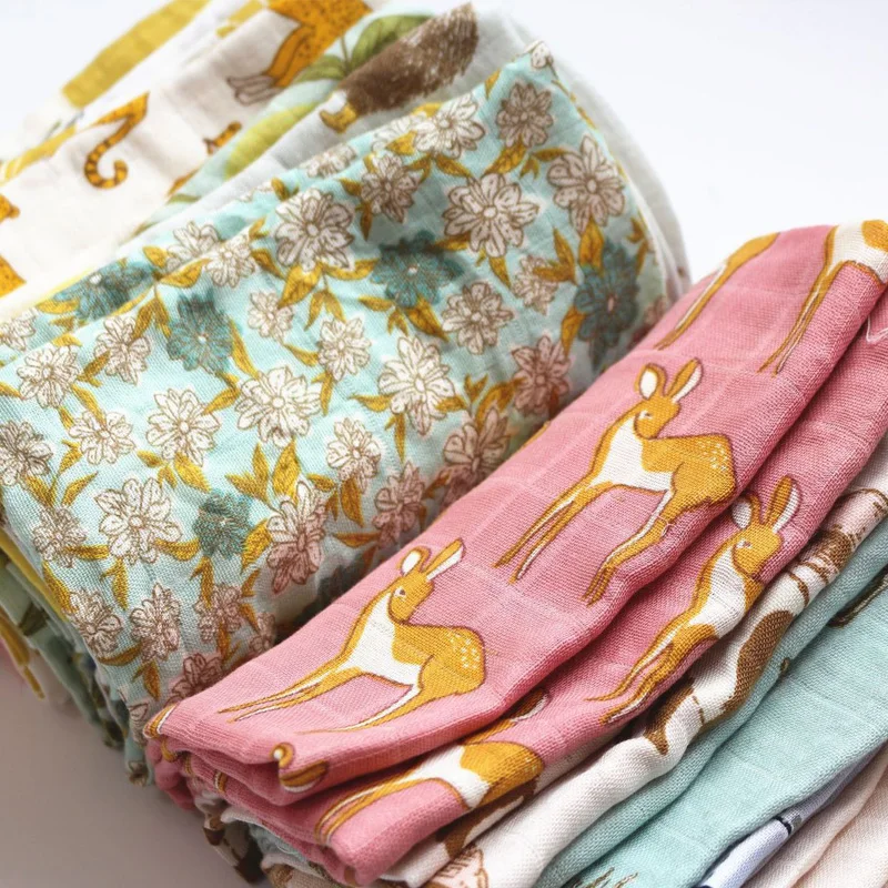 Из муслина для новорожденных Хлопковое одеяло детское мягкая легкая ткань