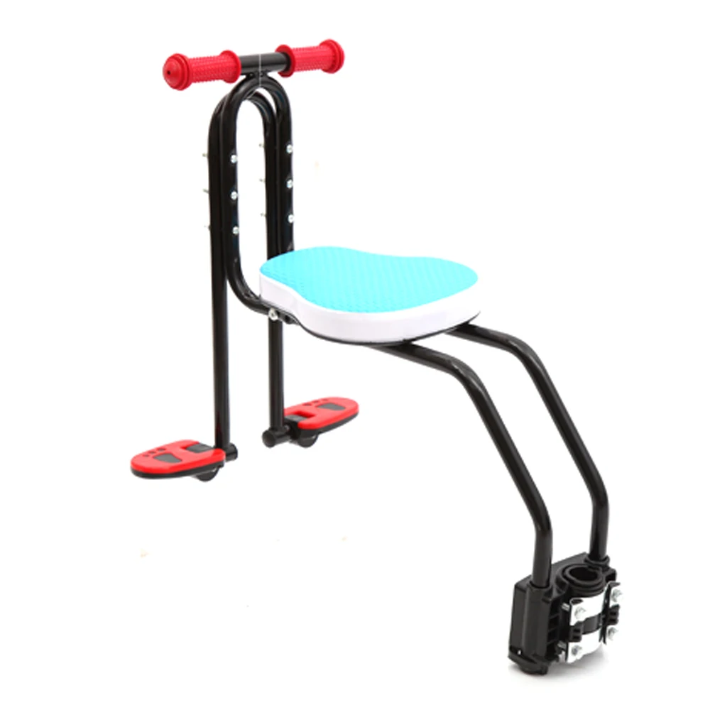 Bicycle Seat MTB Mountain Bike Front Seats Mat Children Baby Safety Chair With Armrest Bar Pedal Cycling Acccessories | Спорт и