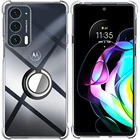 Чехол с кольцом для Moto Edge 20 усиленный угловой Мягкий Прозрачный ударопрочный чехол для Motolora Moto Edge 20 Lite Pro E20 G60S 2021