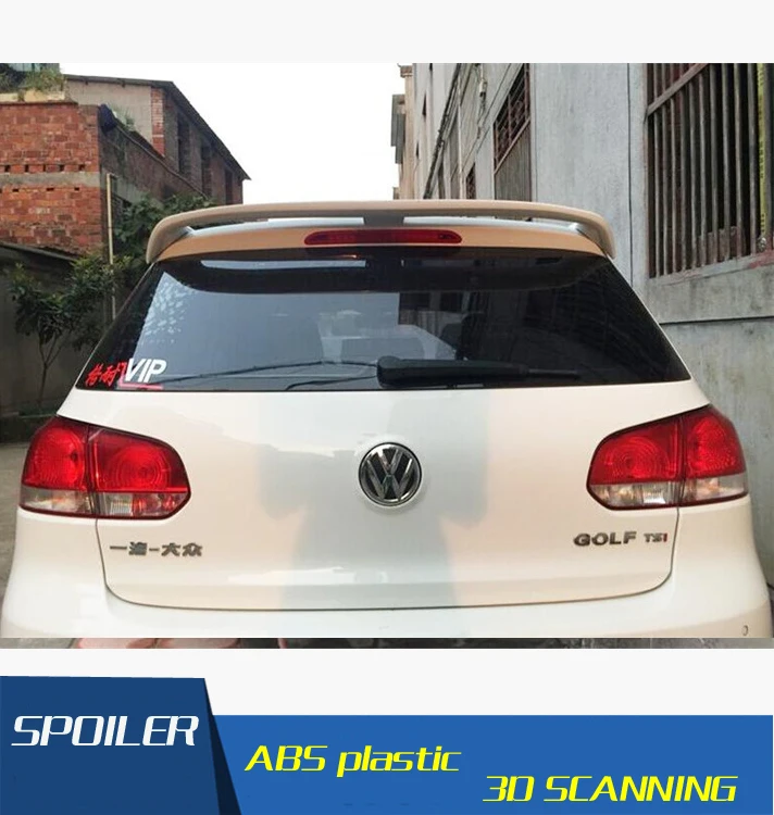 Спойлер для VW Golf задний спойлер из АБС пластика Volkswagen 6 2010 2013|rear spoiler|car rear wingrear wing |