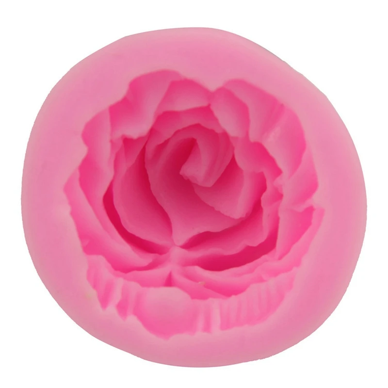 

3D Rose Flower Fondant Cake Mold Baking Silicone Utensils Tools