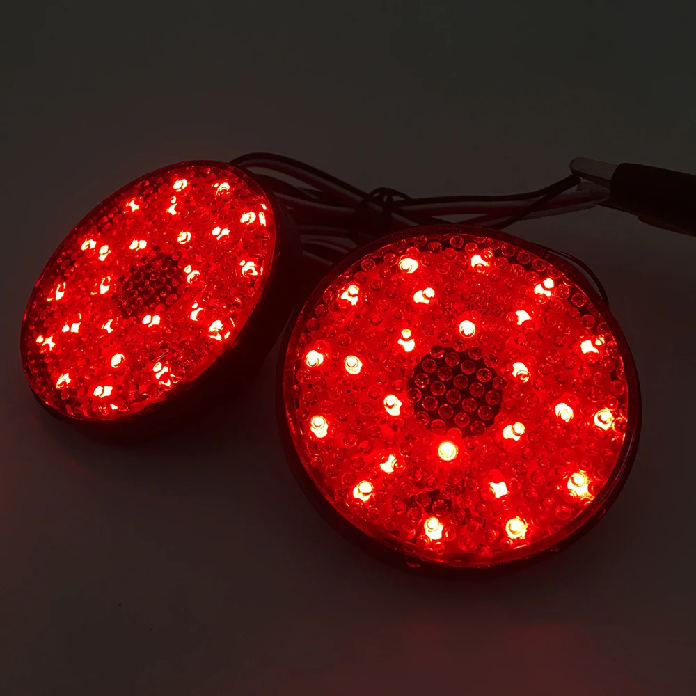 Светильник онарь заднего бампера с 24 светодиодами красный задсветильник рь для
