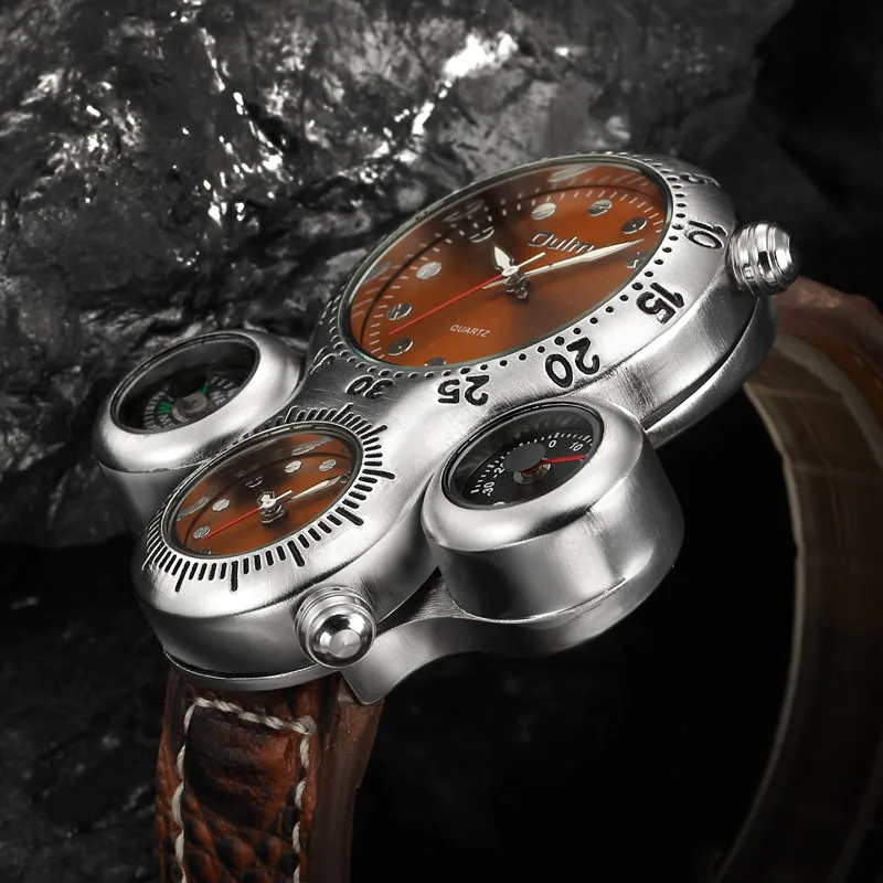 HP1149 мужские наручные часы высокого качества с несколькими часовыми поясами