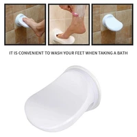 stain resistant bathroom shower foot rest shaving leg step aid grip holder pedal step suction cup non slip foot pedal wash feet