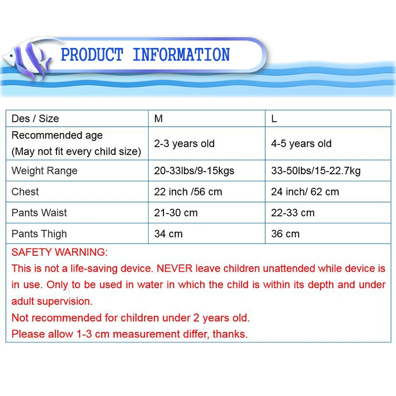 Erapinky детский жилет для плавания синий + шорты детей ясельного возраста плавучий