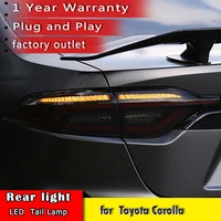 new for toyota corolla 2019 2020 led taillights for corolla new dynamic design rear light brakingreversingsignal