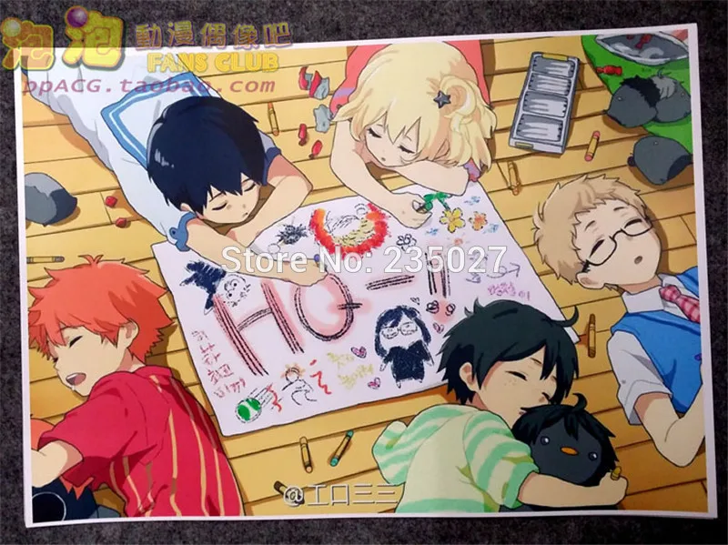 P&oacute;ster de Haikyuu de Anime, conjunto de 8 unids/set, Haikyuu Hinata Shoyo kageyama tobio-Cuadros de pared para sala de estar, carteles de pel&iacute;cula A3, regalo-1