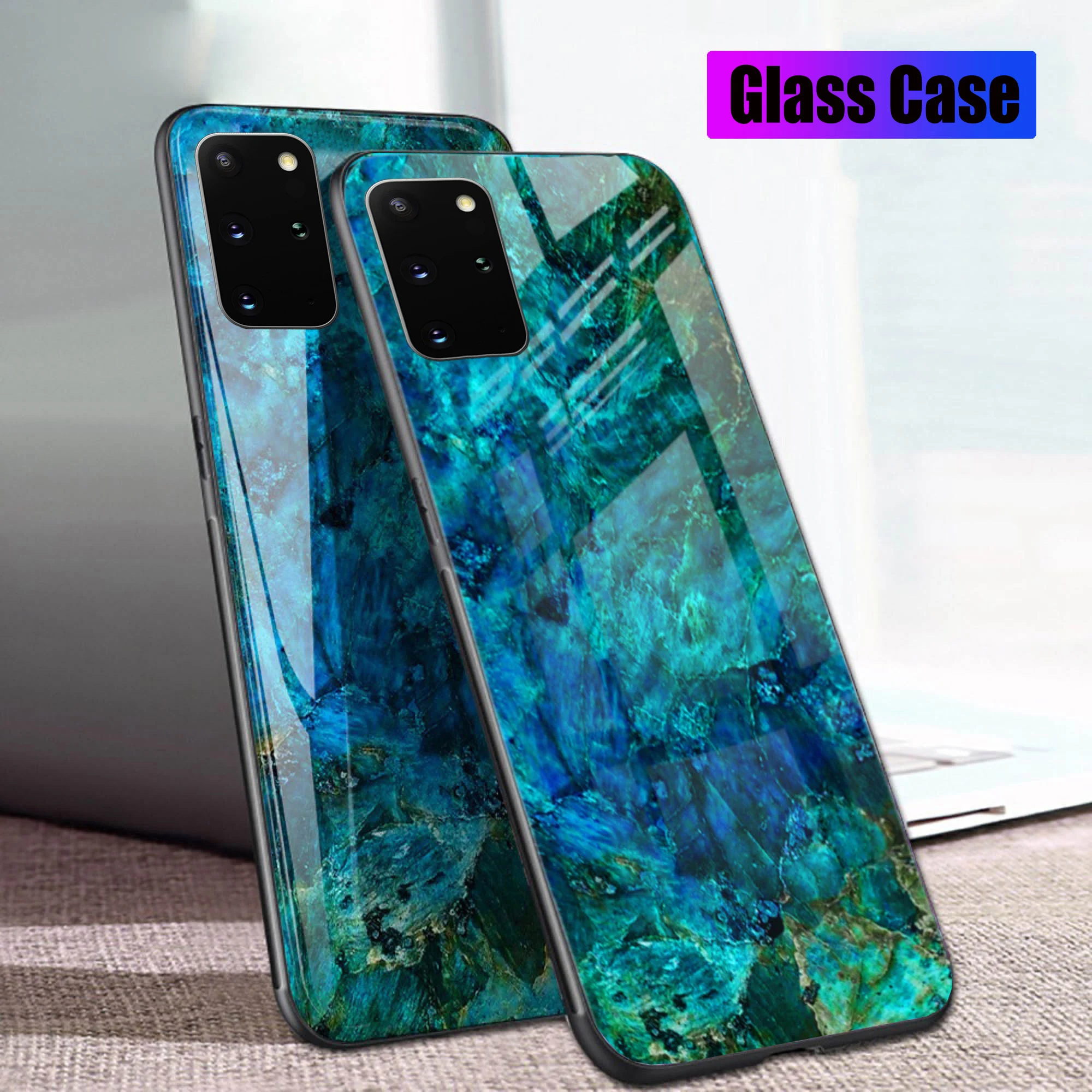 Чехол GFAITH для Samsung A51 закаленное стекло мягкая силиконовая рамка чехол с