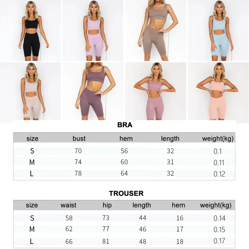 

Running Athletic Leggings 2 Piece Set Women Yoga Set Sports Suits Fitness Vest Top Seamless Gym Workout Clothing DS31