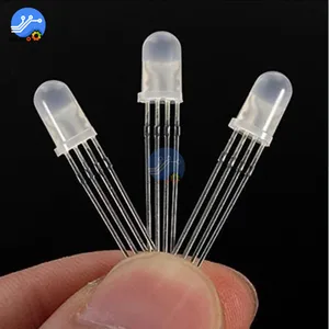 15 шт. 4-контактный F5 5 мм светодиодный RGB общий катод супер яркая лампа