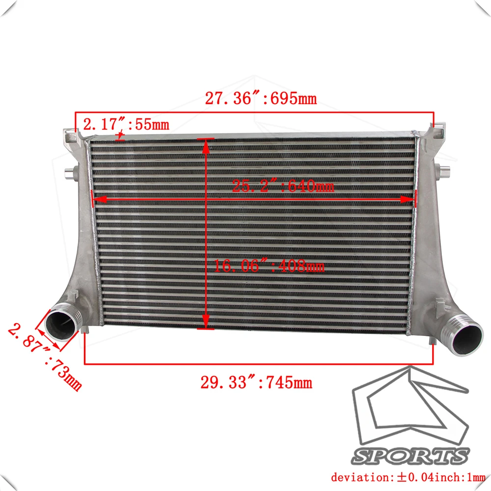 Комплект тюнинга Intercoole подходит для VW GTI MK7 Golf R Audi A3/S3 EA888 1 8 T 2 0 TSI 2015 +| |