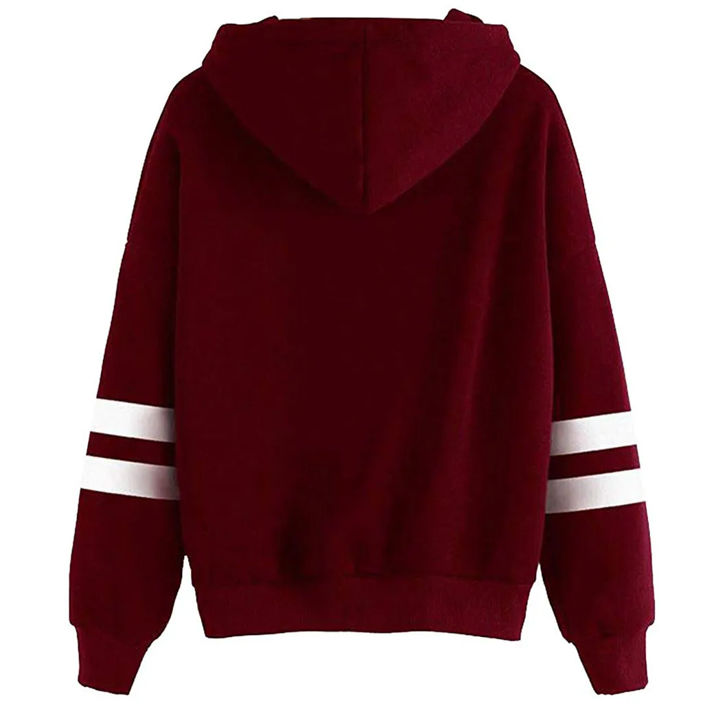 Женский Осенний свитшот с длинным рукавом и принтом винтажный черный Свитшот