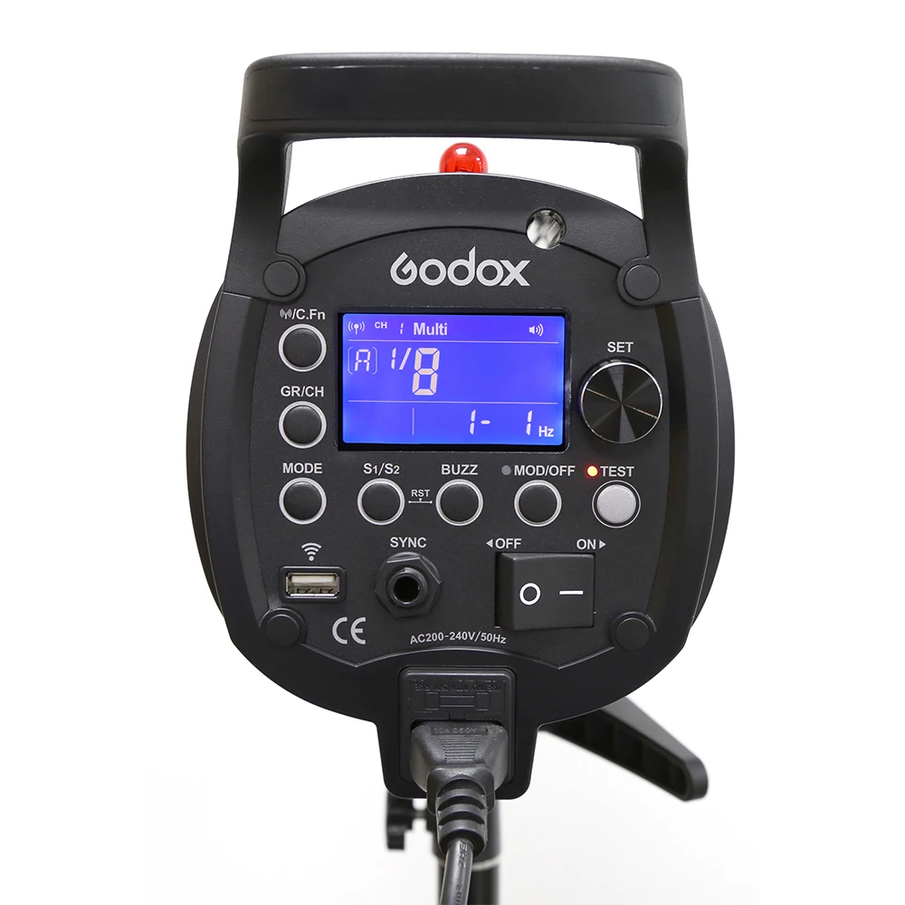 Профессиональный студийный стробоскоп Godox QT600II 600Ws стойка светильник щения 2 8 м