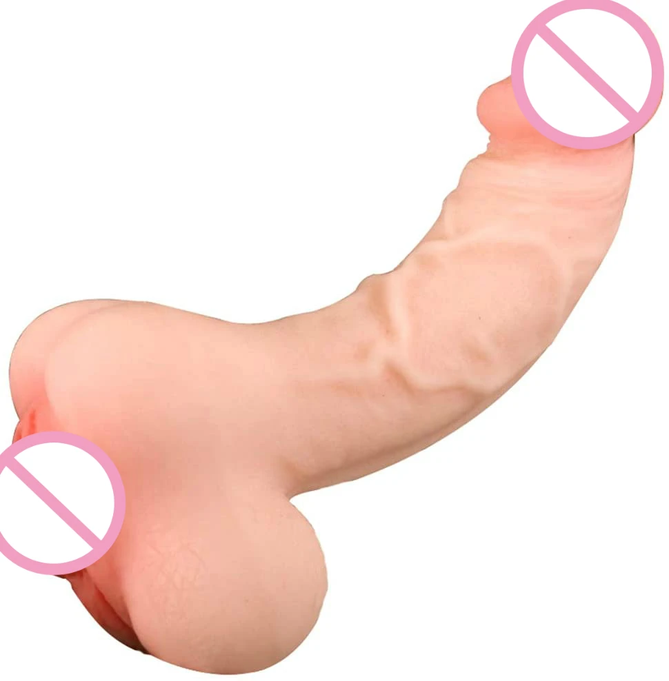 Реалистичный Мужской пенис для мастурбации фаллоимитатор пениса анальный секс