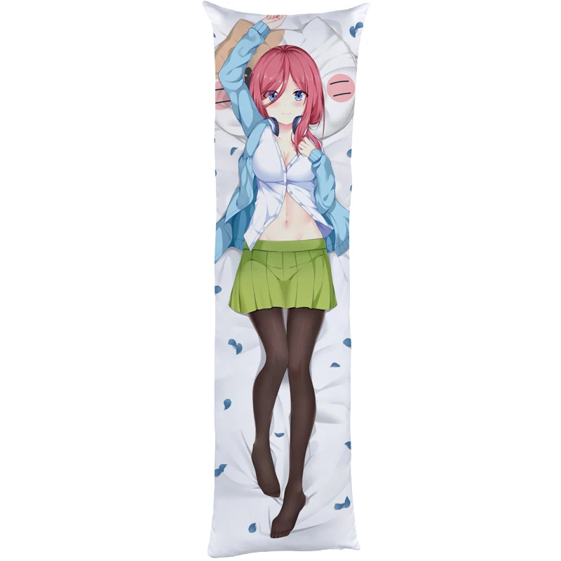 

Anime The Quintessential Quintuplet Nakano Miku Dakimakura Hugging Body Pillow Case Long Cushion Cover Otaku