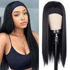 Парик AZQUEEN, длинный прямой, термостойкий синтетический парик для чернокожих женщин, 12, 22, 26, 30 дюймов