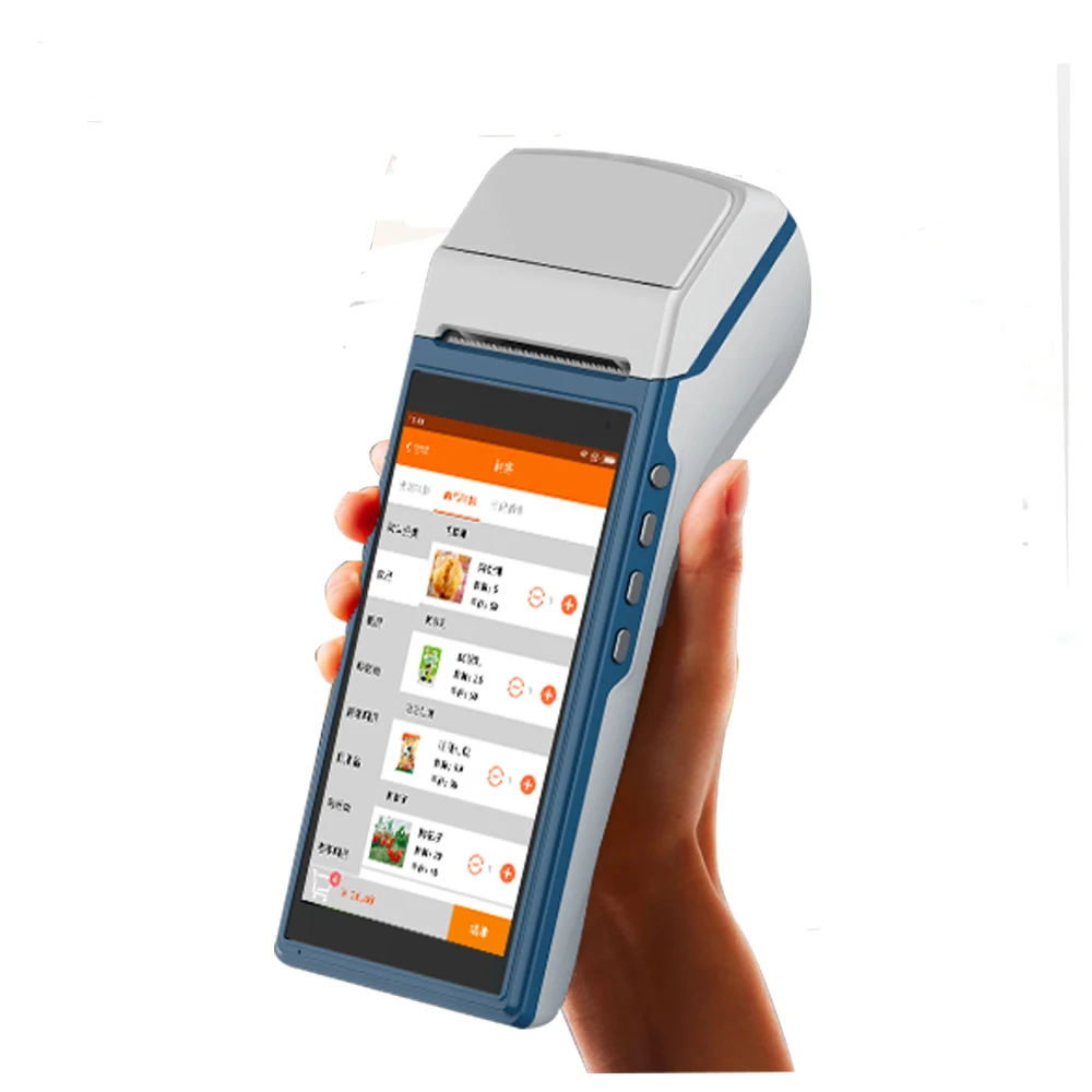ZKC5501 Handheld EPOS Android POS device Mini thermal printer camera Barcode Scanner NFC/HF Payment PDA Terminal | Компьютеры и офис