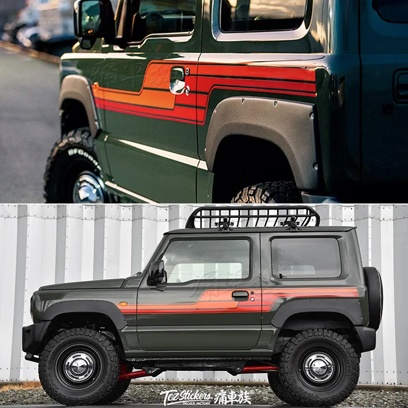 Автомобильная наклейка для Suzuki Jimny автомобильные наклейки цветочное украшение