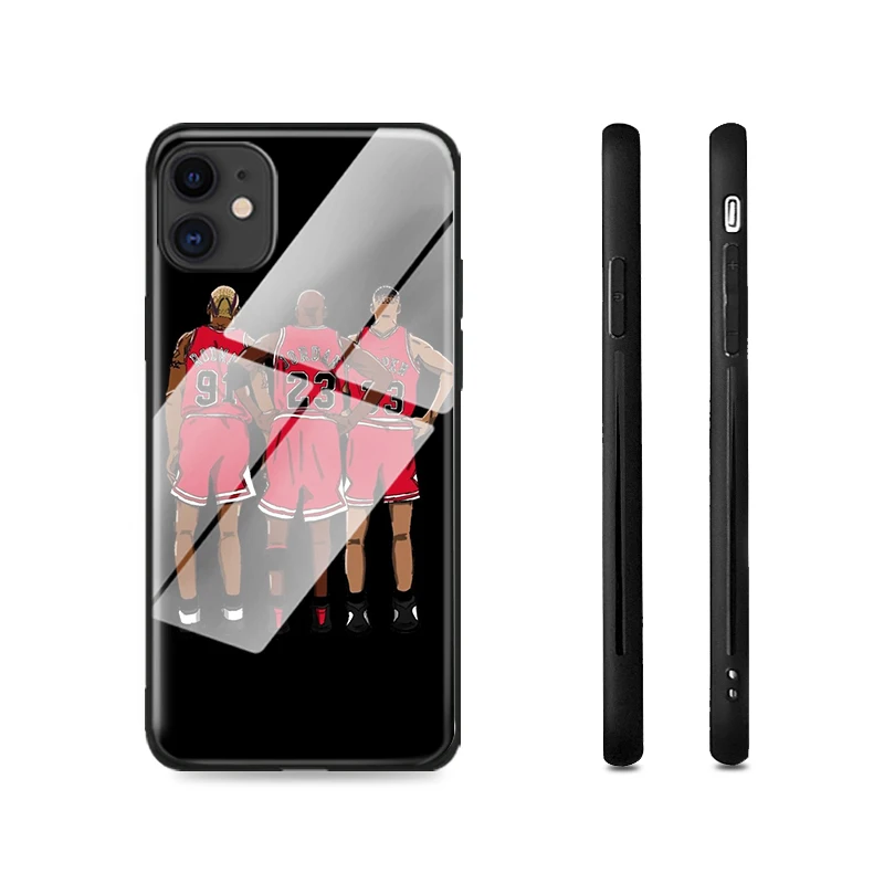 Rodman Pippen Jordan basketball для iPhone SE 6 6s 7 8 plus x xr xs 11 Pro max чехлы телефонов из закаленного
