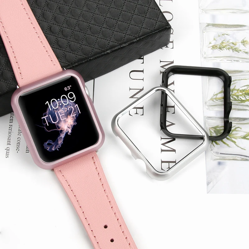 Чехол для Apple протектор часов чехол металлический бампер алюминиевый Анти