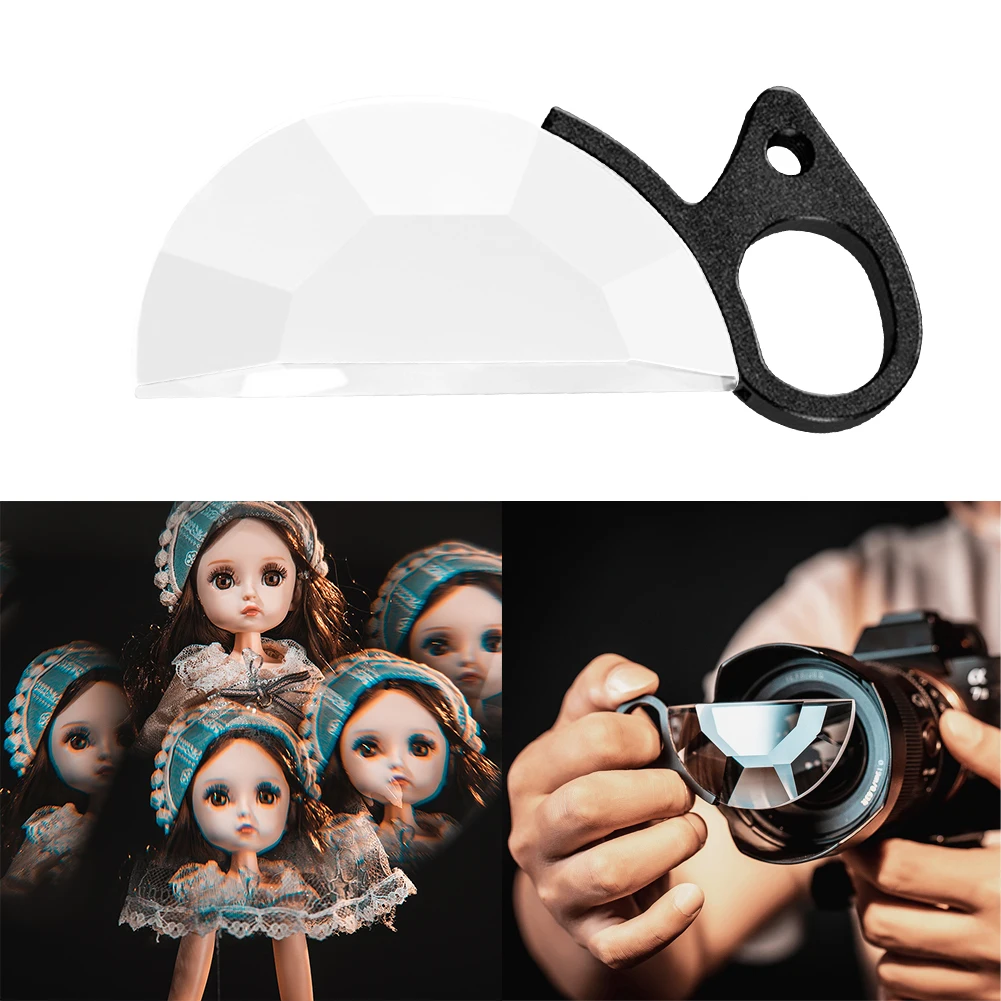 

80MM Kaleidoscope Prism SLR Camera Lens Filter Replacement Optical Glass Photography Hand Held Camera Accessory for DSLR Cameras