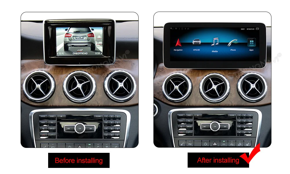 1920*720 ips экран 4+ 64G Android 9,0 дисплей для Mercedes Benz CLA w177 GLA X156 2013- автомобильный Радио экран gps Навигация BT