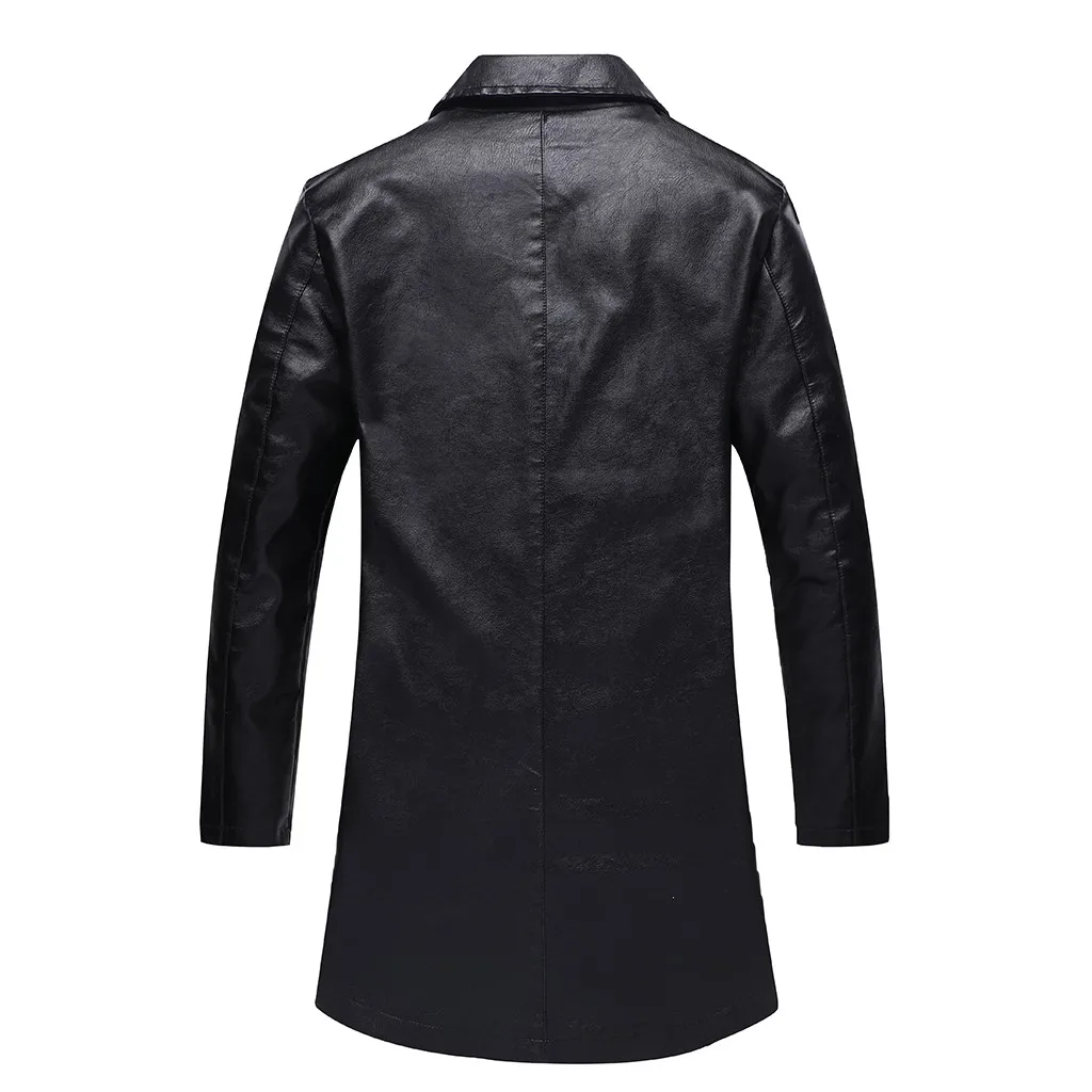 Мужская длинная мягкая куртка из полиэстера новая модная мужская деловая