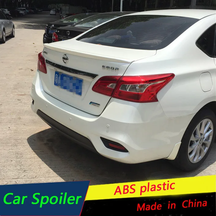 Спойлер для Nissan Sentra спойлер из абс-материала заднего крыла автомобиля праймер