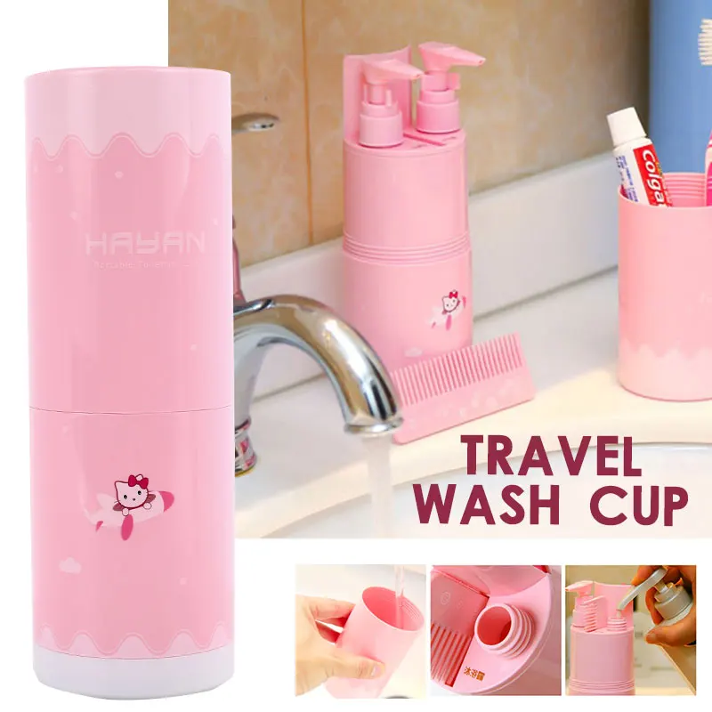 Бутылка для шампуня 5 шт./компл. дорожная Ванна колба зубной щетки чашка ABS