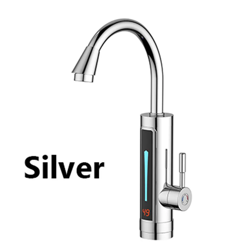 

Household Electric Instant Heating Faucet Hot cold Dual-use Tankless Water Quickly Heating Tap LED Display EU US Kitchen