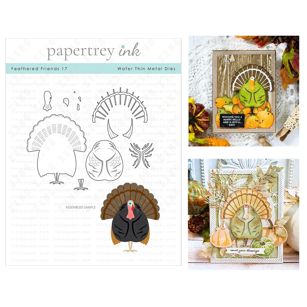 

New Feathered Friends Reusable Metal Cutting Dies Diy Handicraft Mold Scrapbooking Diary Gift Decoration 3D Embossing Folders