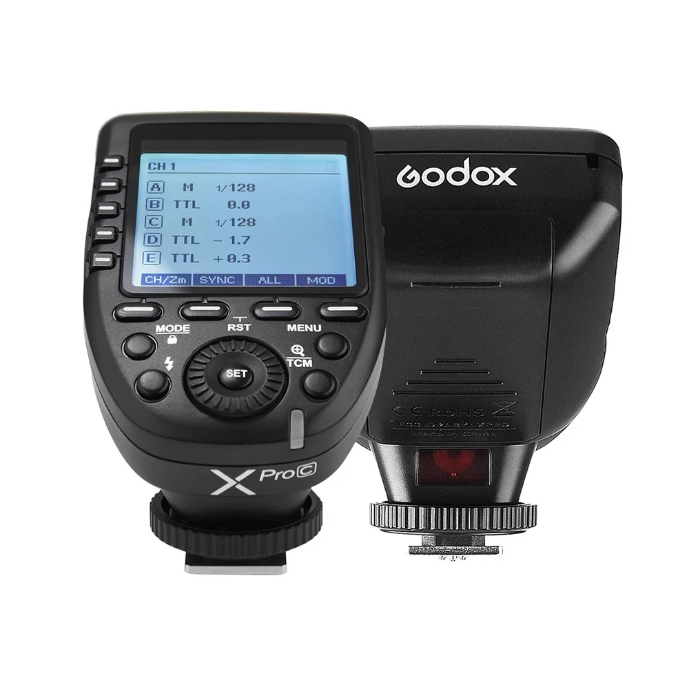 Передатчик триггер Godox XproC E TTL II 2 4G Беспроводная X система 32 канала 16 групп