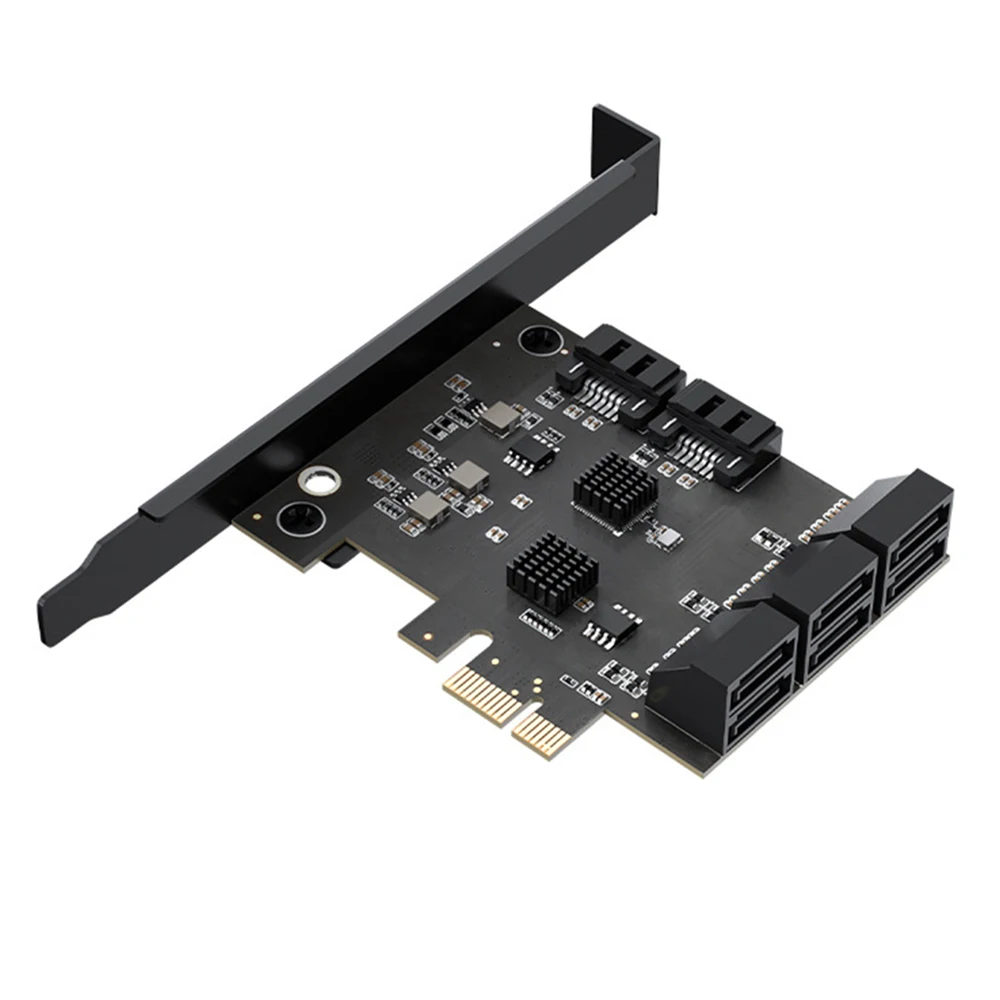 sata to pcie adapter 581012162024 ports pci express x1 x4 x8 x16 to sata 3 0 interface 6gbp rate with sata 3 0 data cable free global shipping