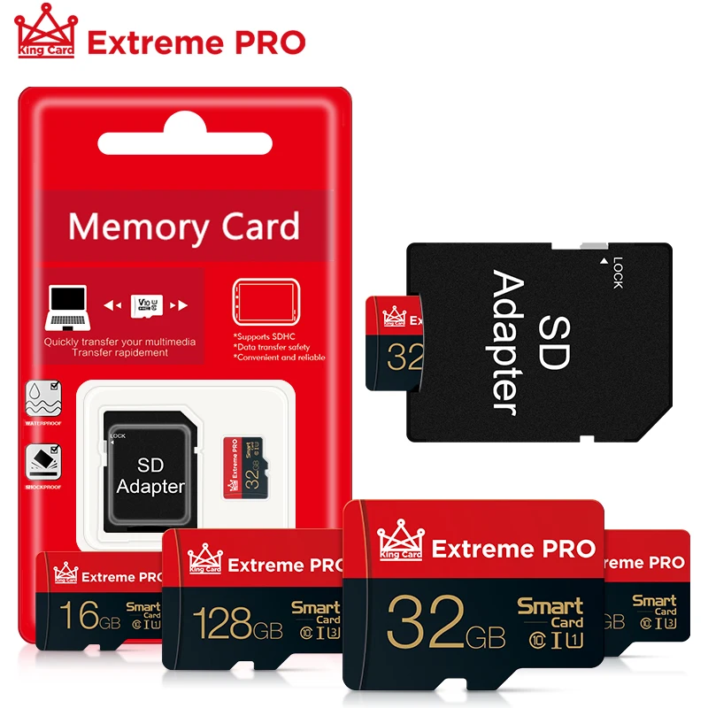 Высокоскоростная карта памяти класс 10 карты Micro SD SDXC/SDHC 128 ГБ/64 Гб/32 ГБ/16 ГБ/8 ГБ sd