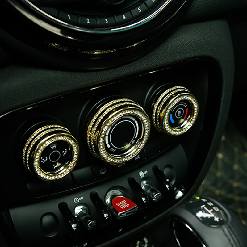 3 шт. автомобильная ручка кондиционера с переключателем для BMW MINI Cooper S ONE JCW F54 F55 F56