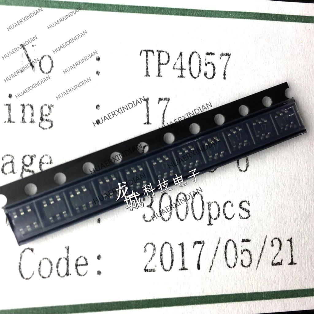 10 шт./лот Новинка TP4057 17/I7 IC 500mA SOT 23 6 в наличии|Интегральные схемы| |