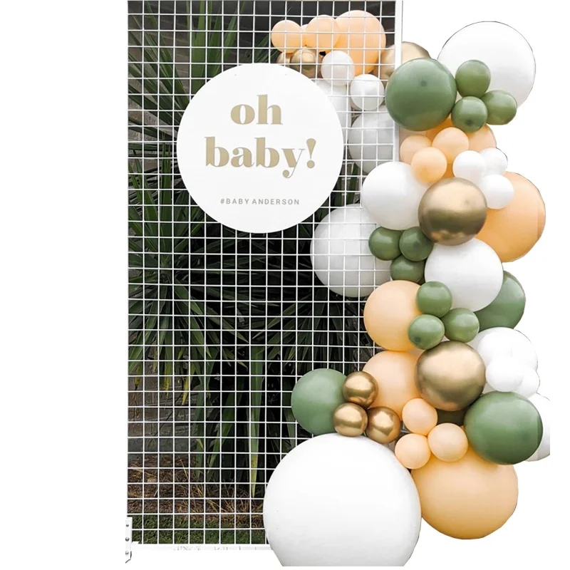 Набор воздушных шаров в стиле ретро комплект из 20 предметов 10 дюймов зеленый