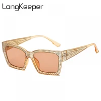 diamond sunglasses women brand designer luxury square rhinestone sun glasses small rectangle eyewear fashion female sunglasses