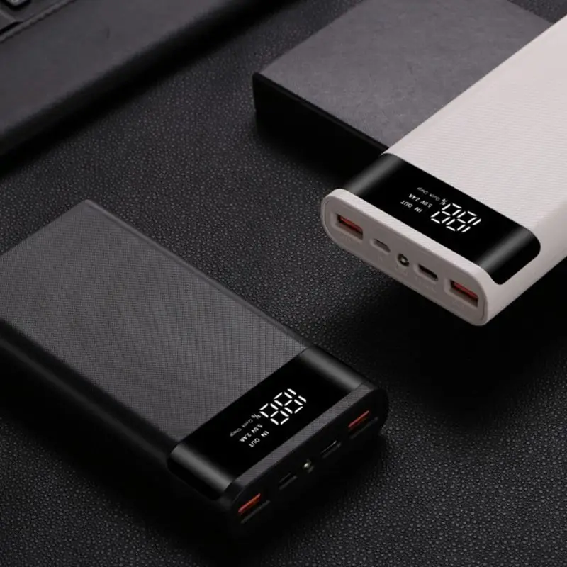Dual USB QC3.0 6x18650 Batteries DIY Power Bank Box Holder Case Fast Charger Shell for Mobile Phone Tablet PC Accessories | Электроника