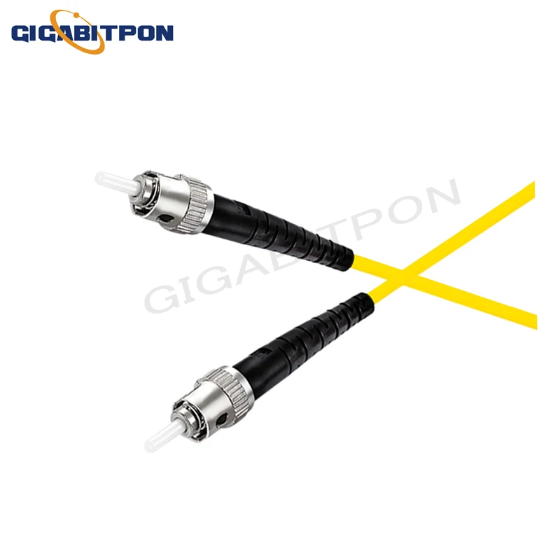 10pcs ST/UPC to ST/UP SM 3mm G652DFTTH fiber optic jumper single-mode extension jumper 1m-20m and longer meter jumper